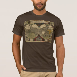 T-shirt Carte du monde antique