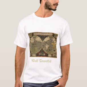 T-shirt Carte du monde antique