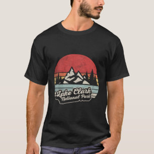 T-shirt Carte du parc national Lake Clark