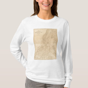 T-shirt Carte du secteur des plateaux élevés de l'Utah