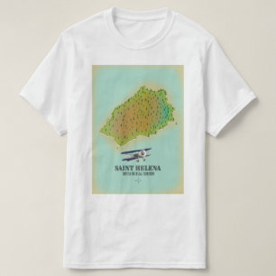 T-shirt Carte du territoire britannique d'outre-mer de Sai