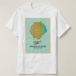T-shirt Carte du territoire britannique d'outre-mer de Tri