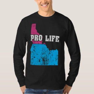 T-shirt Carte du territoire Nous État Idaho Abortion Drape