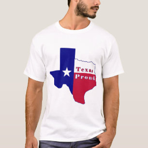 T-shirt Carte du Texas Proud