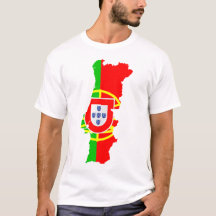 Carte et drapeau du Portugal