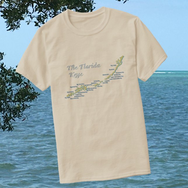 T-shirt Carte Florida Keys (Créateur téléchargé)