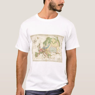 T-shirt Carte géologique de l'Europe