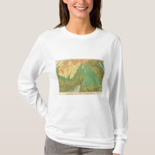T-shirt Carte géologique des terrasses mésozoïques