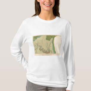 T-shirt Carte géologique montrant le Kanab