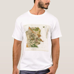 T-shirt Carte géologique San Francisco