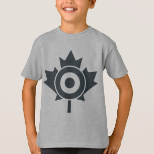 T-shirt Carte graphique de la feuille d'érable canadienne