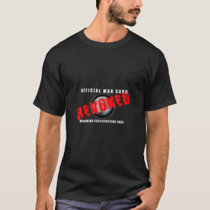 T-shirt Carte Homme REVOKÉ Drôle cadeau de sac