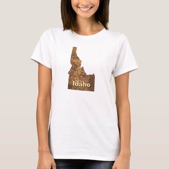 T-shirt Carte Idaho Spud (Devant)