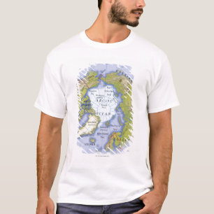 T-shirt Carte illustrée 2