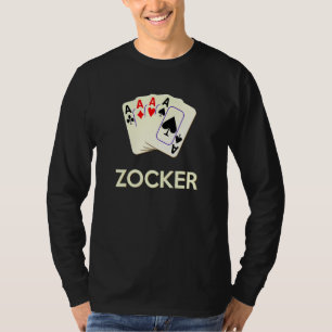T-shirt Carte Jeu de mesure Carte 4 As Gamer Poker Carniv