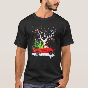 T-shirt Carte Joyeux Noël Arbre Cardinal Mqoo Cardinal Tru