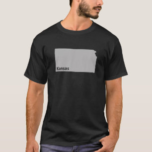 T-shirt Carte Kansas Accueil State Pride Don T Shirt