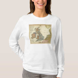 T-shirt Carte linguistique des îles britanniques