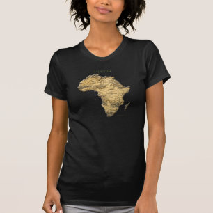 T-shirt Carte métal or de la série AFRICA