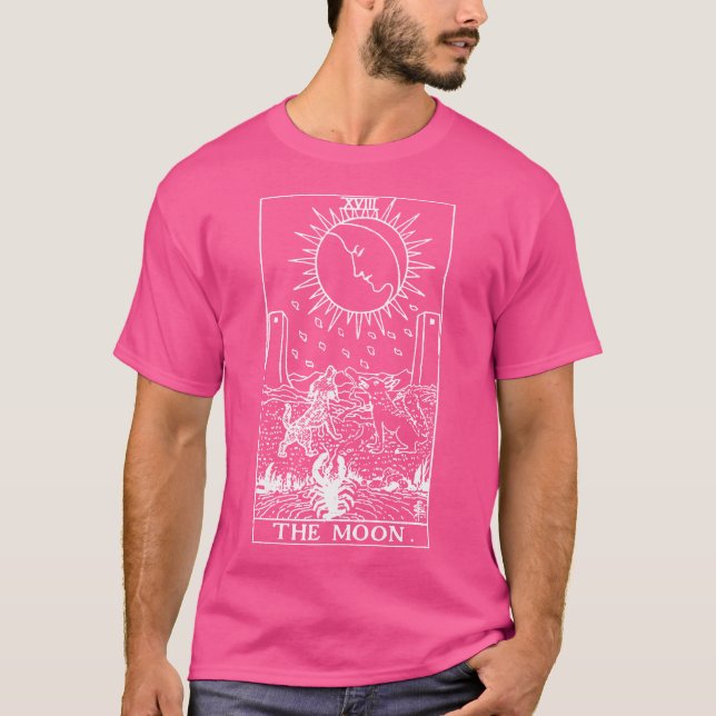T-shirt Carte Moon Tarot T Shirt (Devant)