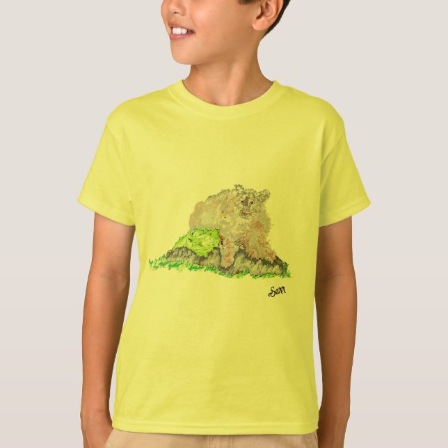 T-shirt Carte Note : Puma Sur Le (Devant)