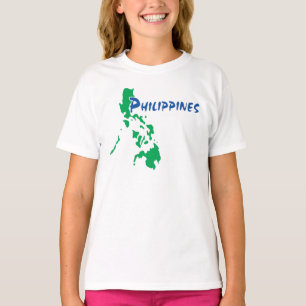 T-shirt Carte philippine des Philippines sur un