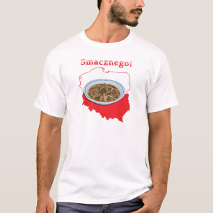 T-shirt Carte polonaise de Czarnina Smacznego