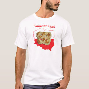 T-shirt Carte polonaise de Pierogi Smacznego