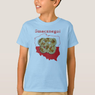 T-shirt Carte polonaise de Pierogi Smacznego