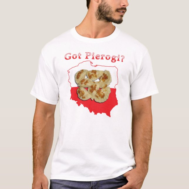 T-shirt Carte polonaise Pierogi (Devant)