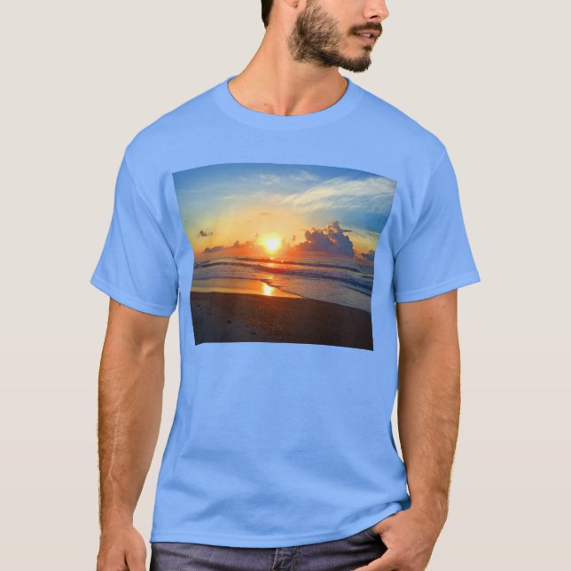 T-shirt Carte postale Ocean Sun (Devant)