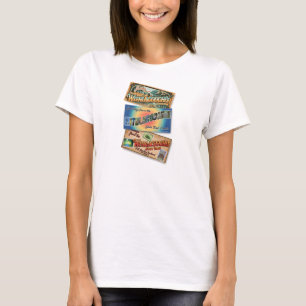 T-shirt Carte postale officielle du sentier d'État du Retr
