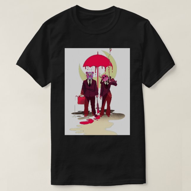 T-shirt Carte postale Umbrella Academy Cha Cha Hazel (Design devant)