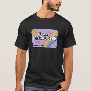 T-shirt Carte Rétro Adhésion VIP Club de Fatigue Chronique