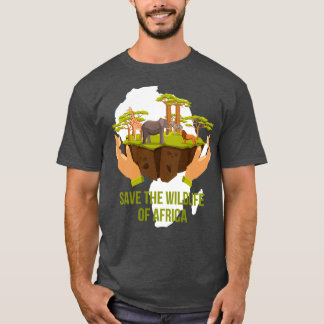 T-shirt Carte Save Africa Africa
