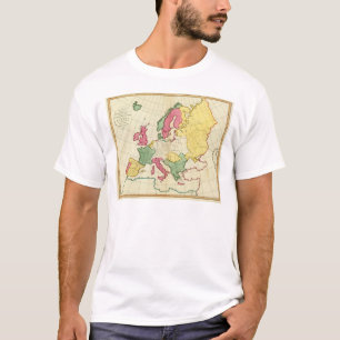 T-shirt Carte simple l'Europe