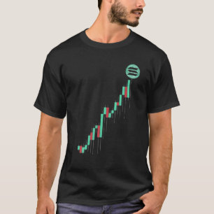 T-shirt Carte Stock vintage Solana SOL Pièce À La Lune C