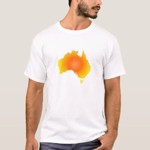 T-shirt Carte Sunny Australie