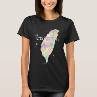 T-shirt Carte Taiwan