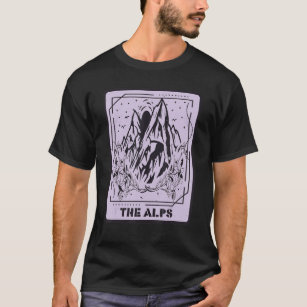 T-shirt Carte Tarot Alpes Cartes Mystiques Edelweiss Mount