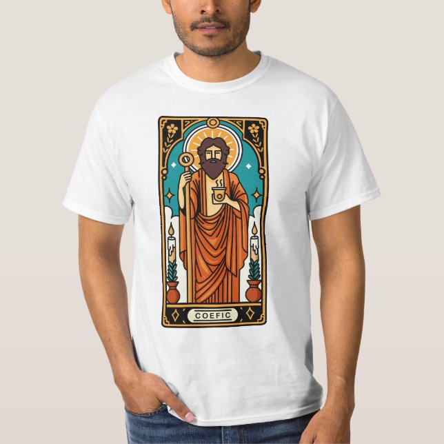 T-shirt Carte tarot café (Devant)