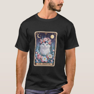T-shirt Carte Tarot Chat Oriental Chat Enfant Chat Lady Ki