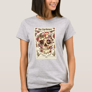 T-shirt Carte Tarot Crâne Gardener