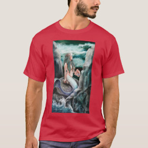 T-shirt Carte Tarot de haute prêtesse Sirène
