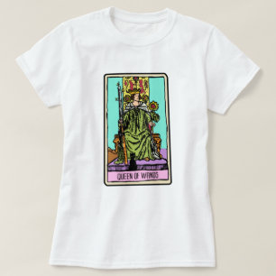 T-shirt Carte Tarot de la Reine des Wands