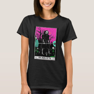 T-shirt Carte Tarot Gym Deadlifts entraînement Lecture occ