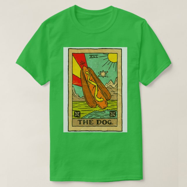 T-shirt Carte Tarot Hotdog (Design devant)