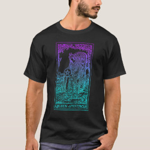 T-shirt Carte Tarot Queen Of P Pastel Goth En Tarot Couleu