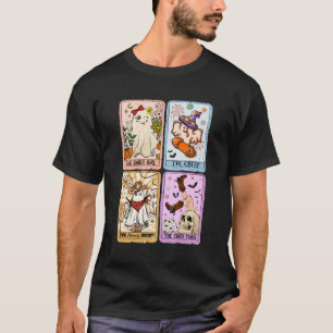 T-shirt Carte Tarot Rétro Funny Halloween Costume Fantôme 