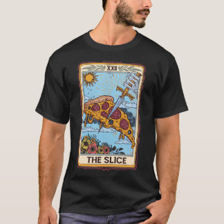 T-shirt Carte Tarot Slice Funny Pizza Slice Pizza Lover